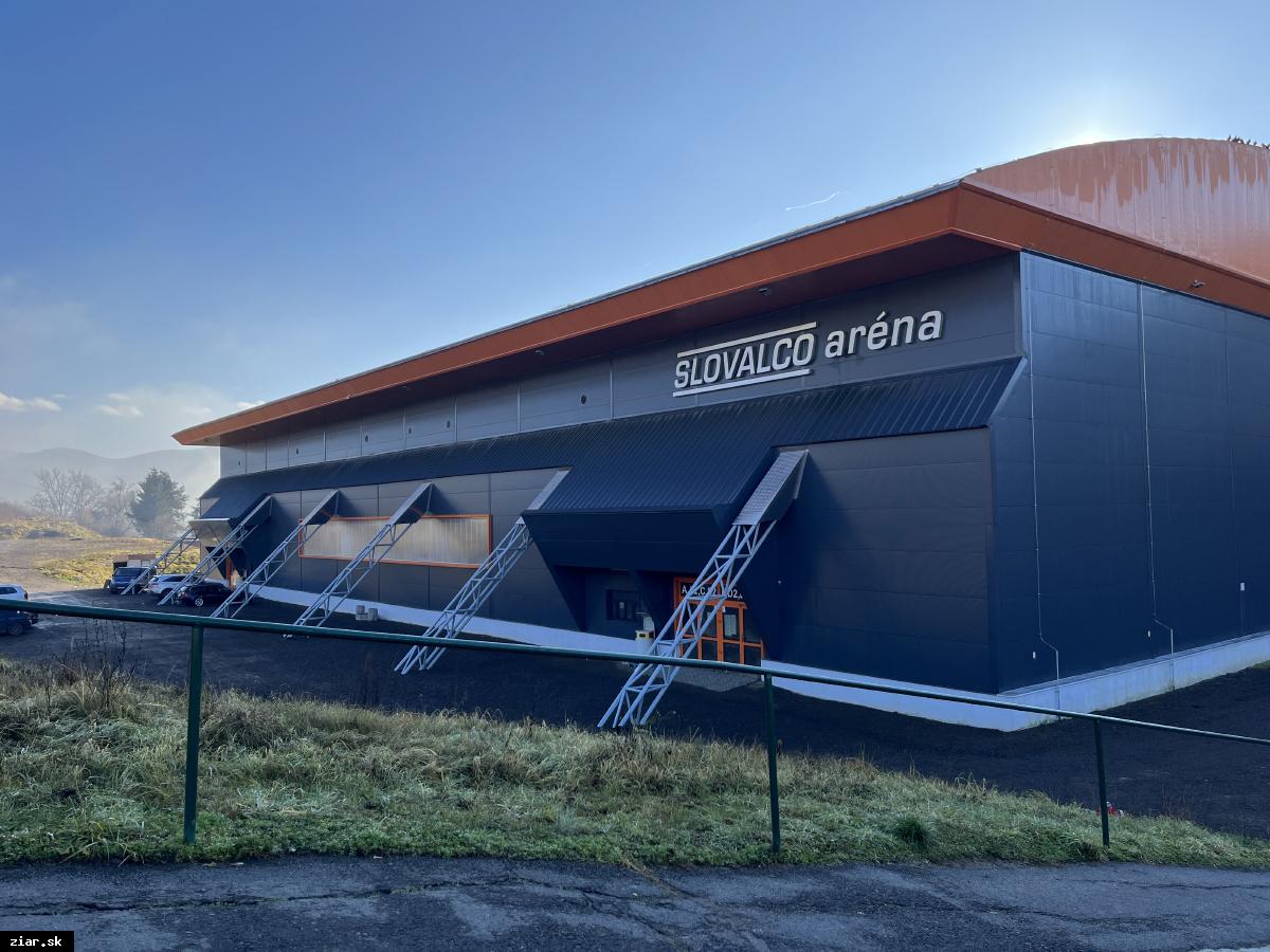 Slovalco Aréna zvenku – Žiar nad Hronom