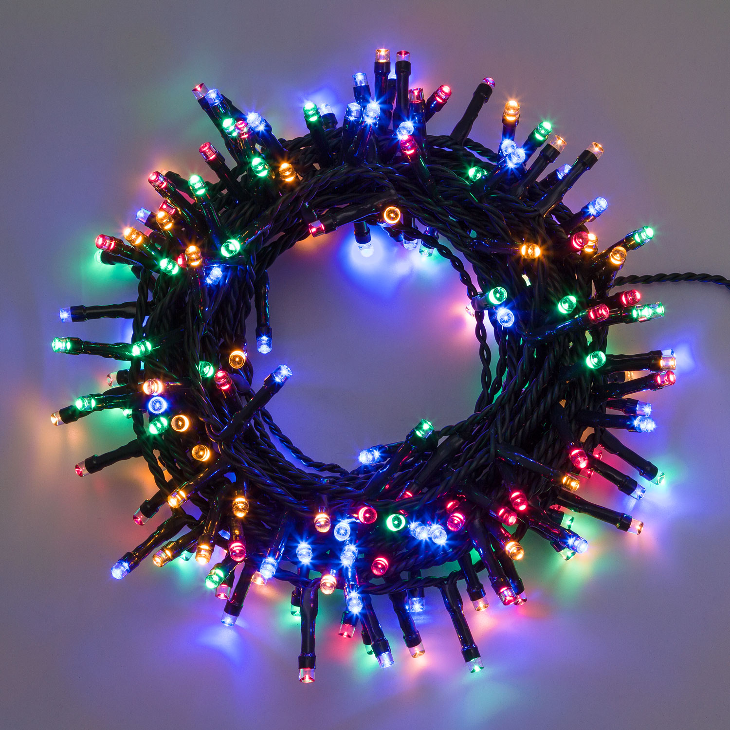 Barevný LED světelný řetěz