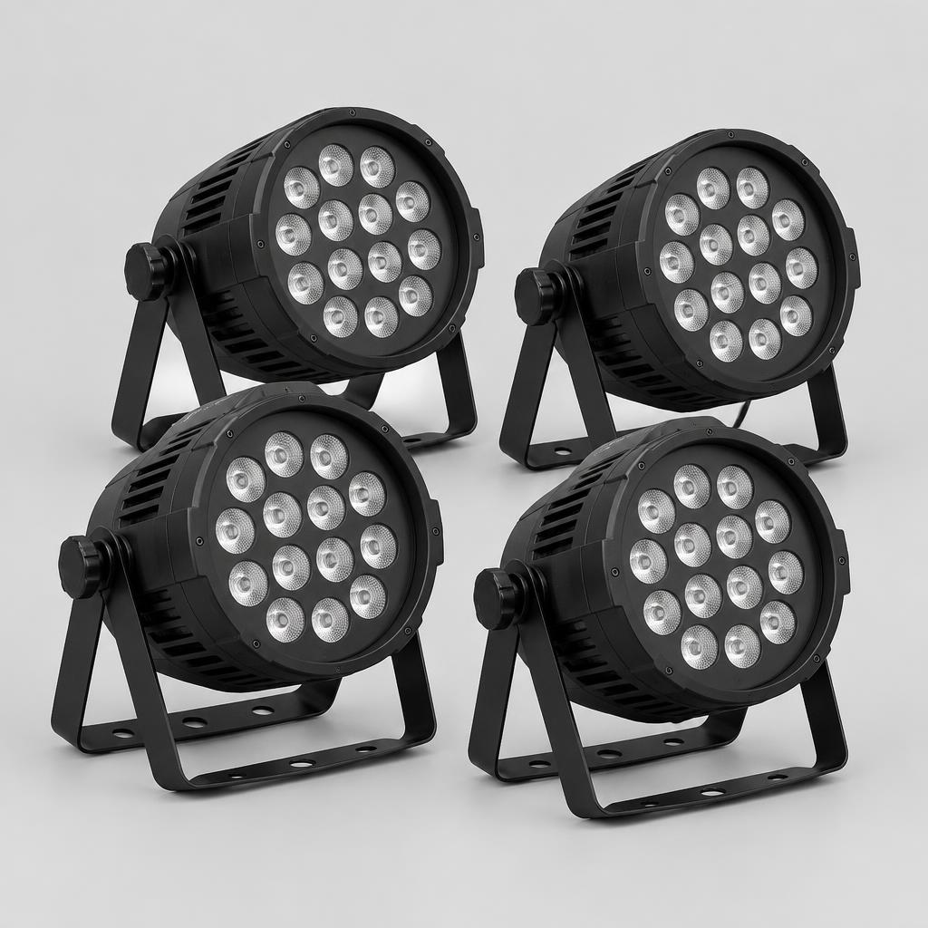 LED PAR reflektor (sada 4 ks)
